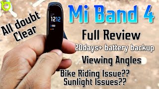 Mi Band 4 Full Review - Sunlight effect, Black Goggles/Helmet Effect, Bike Riding Issues much more screenshot 1