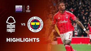 Nottingham Forest 1-2 Fenerbahçe (agg. 4-2) | Europa League 25/26 Match Highlights