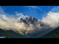 Timelapes mountain clouds