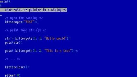 Writing FreeDOS Programs in C (spoken languages)