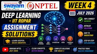 Deep Learning – IIT Ropar Week 4 Assignment Answers 2026 | NPTEL July 2026