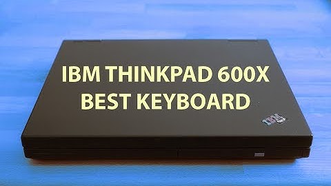 IBM Thinkpad 600X - first modern laptop?