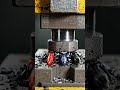 "Satisfaction in every squeeze! 💥 Watch as the hydraulic press takes on gears, pens, and more.