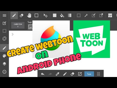HOW TO CREATE WEBTOON USING ANDROID PHONE | Medibang Paint Pro | JiAhn ...