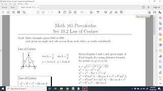 Math 165 Sec 10 2