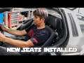 New Recaro Seats Installed / Delorean Build Series Ep 13