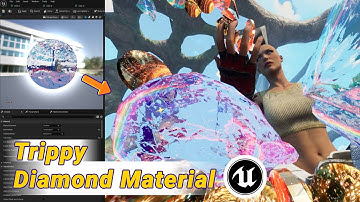 Unreal Engine 5 Tutorial | Create a Glowing Diamond Galaxy Material (My workflow)