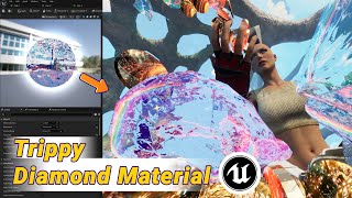 Unreal Engine 5 Tutorial | Create a Glowing Diamond Galaxy Material (My workflow)