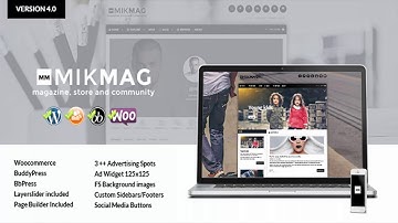 MikMag - Magazine, BuddyPress, bbPress and Woocommerce | Themeforest Website Templates and Themes