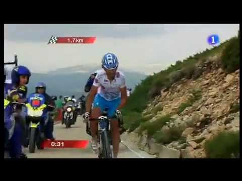 Vuelta a Espana 2010 | Stage 20 | Climb Bola del Mundo |  Epic Battle Nibali - Mosquera !