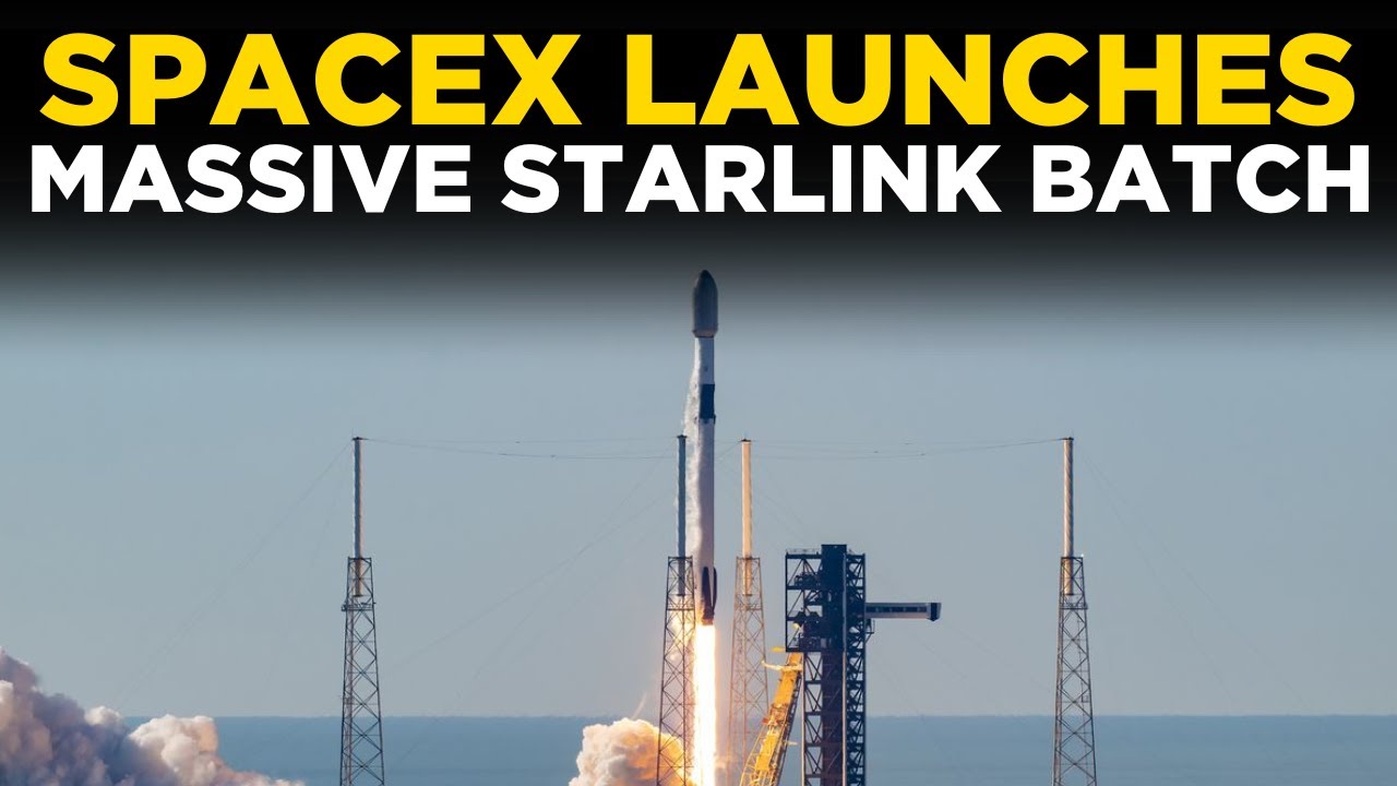 LIVE: SpaceX Falcon 9 Launches 29 Starlink Satellites to Orbit | Full ...