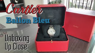 UNBOXING Cartier Ballon Bleu I Up Close 