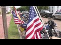 Patriot Guard Riders honor Navy sailor with flags at funeral