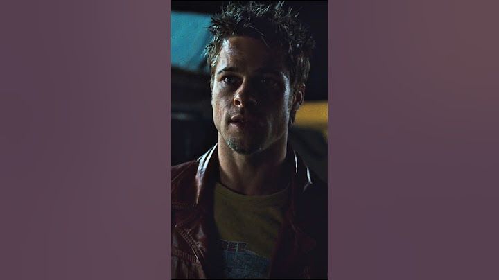Tyler Durden changes his life! #fightclub #tylerdurden #movie