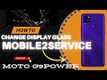 moto g9power Broken Display Glass Change Only || Mobile2Service || Moto G9Power || #youtube#shorts