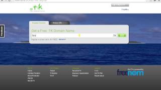 Free Dot TK Domain !!