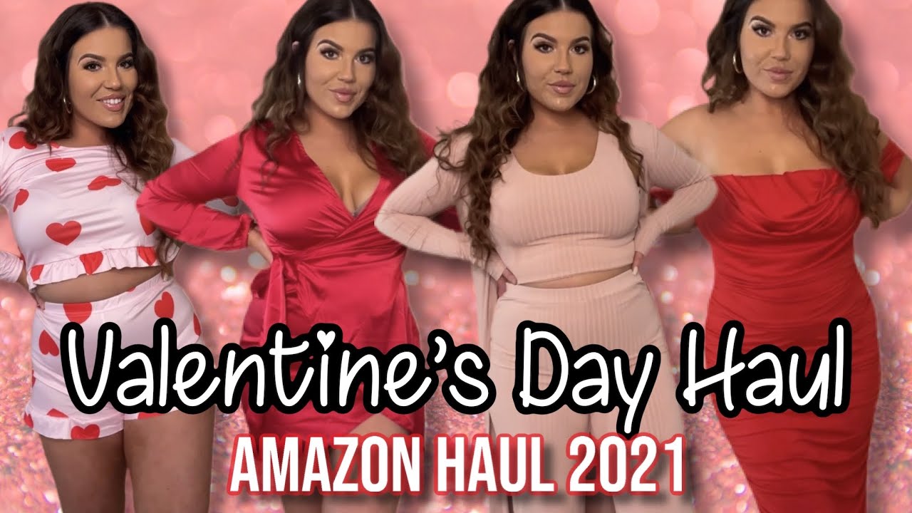 Amazon VALENTINE'S DAY Haul ❤️  (Midsize & Curve Try-On Haul) Dresses, Pajamas, & More!