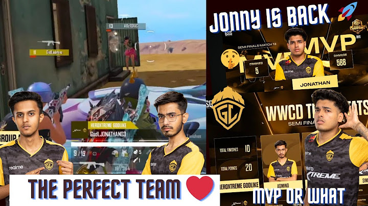 Mvp Jonathan is back 💛 GodL WWCD Domination 23 Finishes