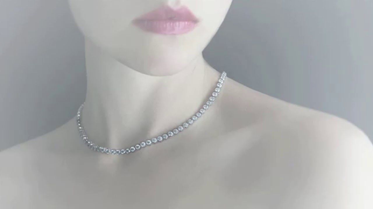 collier Perle de diamants - Diamonds Necklace