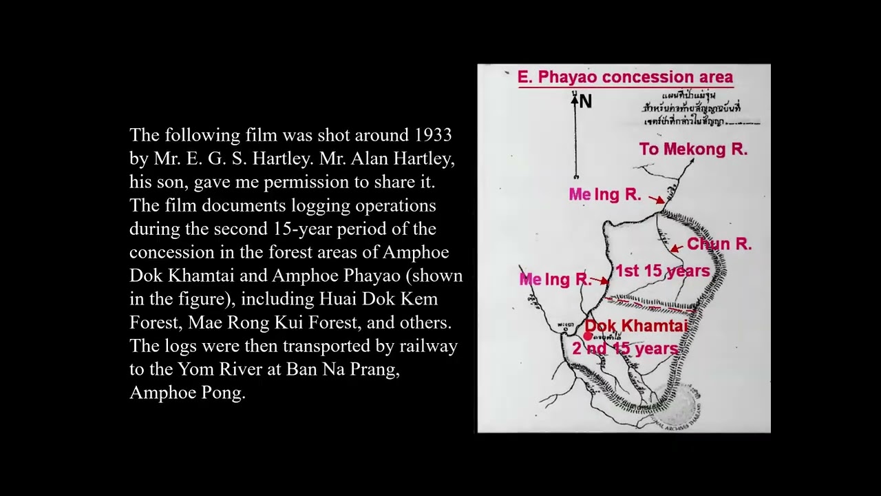 รถไฟขนซุงสายแรกในป่าล้านนาของสยาม (The first logging railway in the forest of northern Siam)