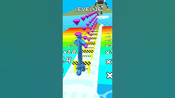 Tall Man Run Level 36 Gameplay (iOS, Android) Walkthrough #shorts