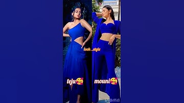 tejaswi prakash🆚 mouni roy 💗 comment your favorite actress naagin #youtubeshort