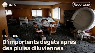 De gros dommages en Californie après les pluies diluviennes screenshot 1
