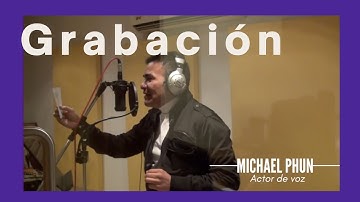 Michael Phun en acción, grabando un comercial.