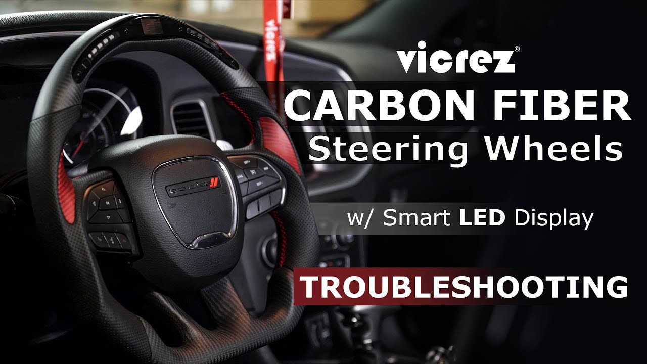 Устранение неисправностей/Функционирование рулевого колеса Vicrez из углеродного волокна!!