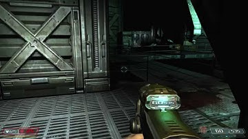 Doom 3 (BFG) Walkthrough "Nightmare" 1440p maxed graphics PART 9 - Enpro Plant