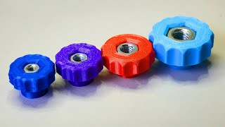 Hand Adjusting Nuts (3D printer)
