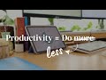5 tips to *ACTUALLY* be productive as a freelance designer (You don't need to work faster, really)