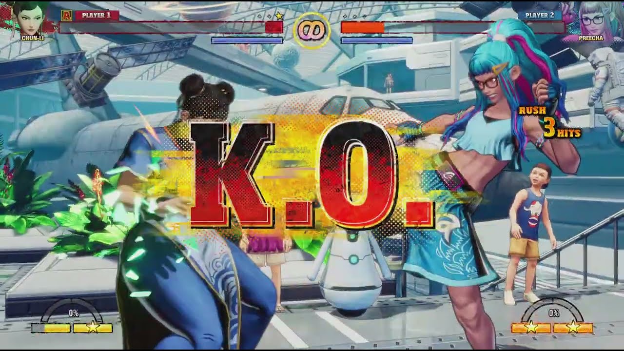 FATAL FURY: City of the Wolves Chun-li vs Preecha