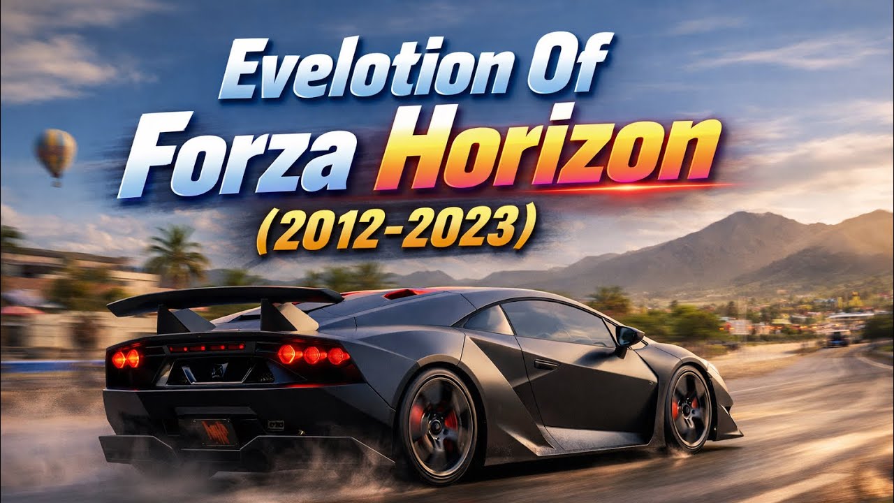 Evelotion Of Forza Horizon Games