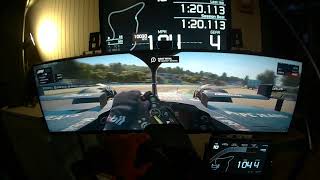 F1 25 POV Gameplay. Samsung CHG49 Logitech DD G Pro. Opentrack face tracking. 