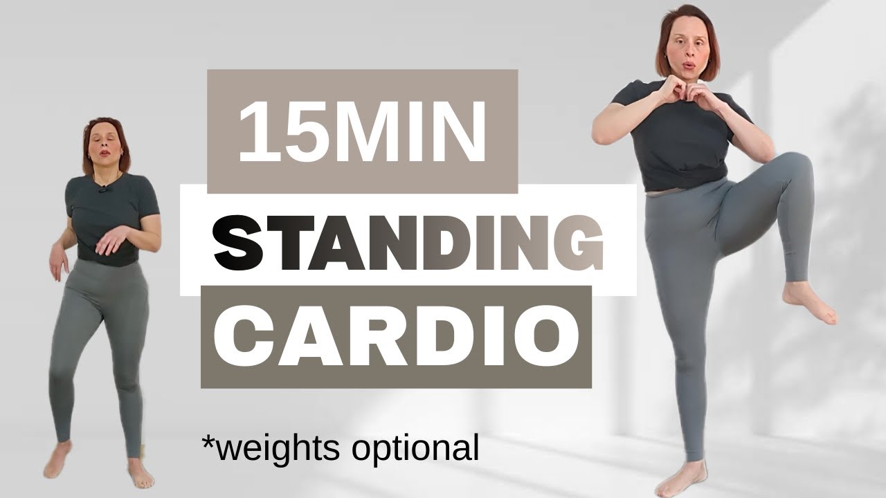 15-Λεπτά Γυμναστική στο Σπίτι - Κάψιμο Θερμίδων & Ενδυνάμωση | Pilates Όρθια Θεση |Naya Iliopoulou