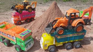 Tata Truck Accident | JCB Loading Sand | ছোটদের টাটা গাড়ির  ভিডিও