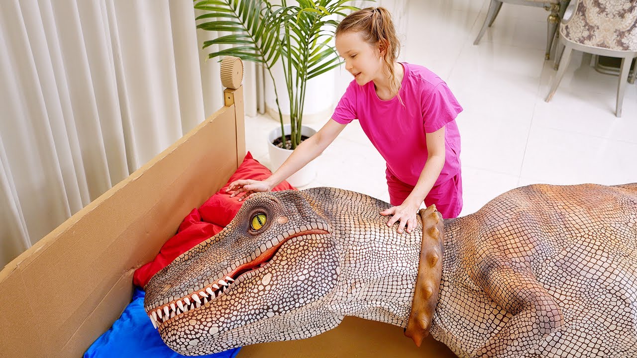 🦕Dino Katastrofa! Stephiino Zaspančno Jutro z Dinozavri❤️