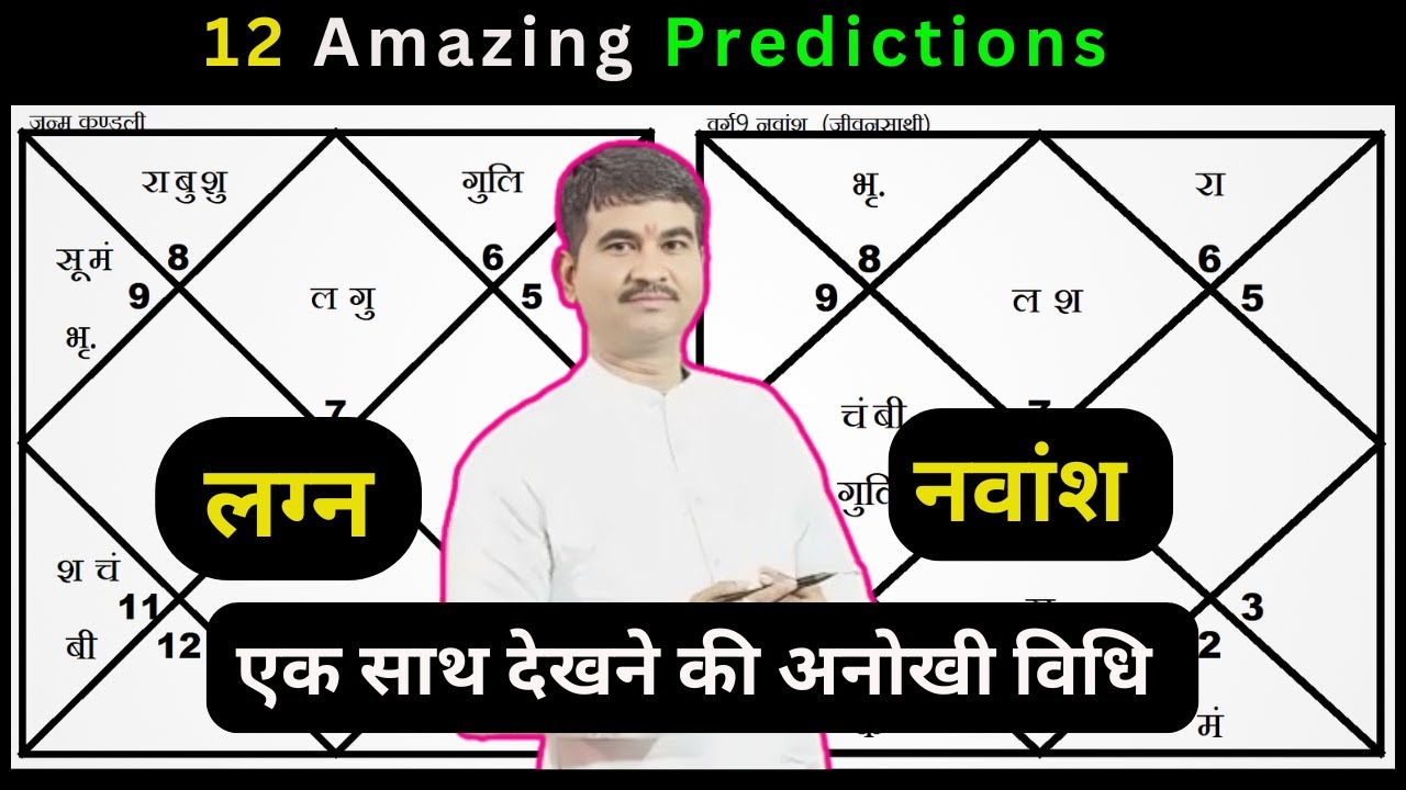 नवांश के बहुत गहरे राज जिसे लग्न कुंडली में जरुर देखें, Prediction through navamansha