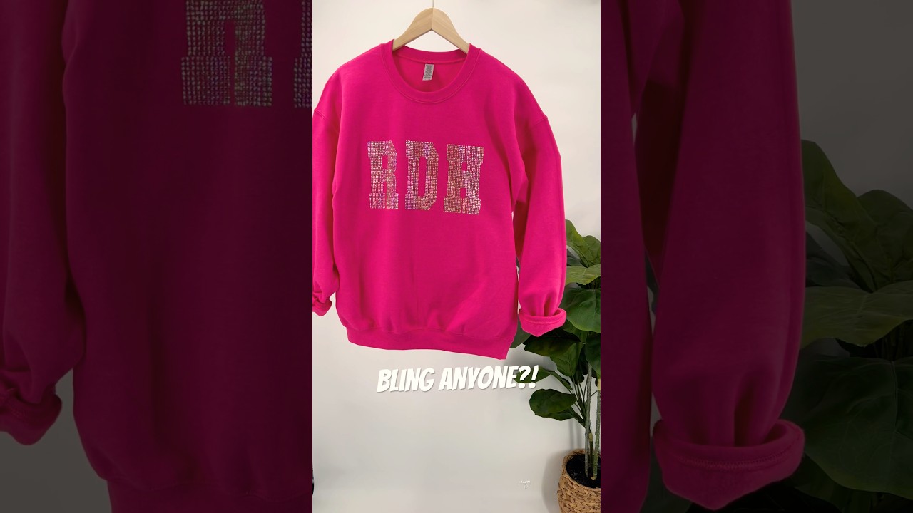 Bling Rhinestone sweatshirt. T-shirt business 