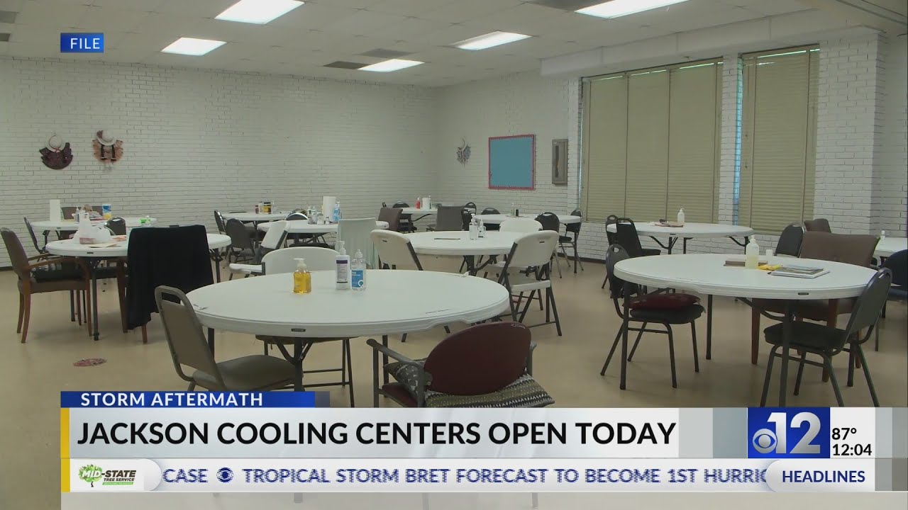 Jackson cooling centers open on Tuesday - YouTube