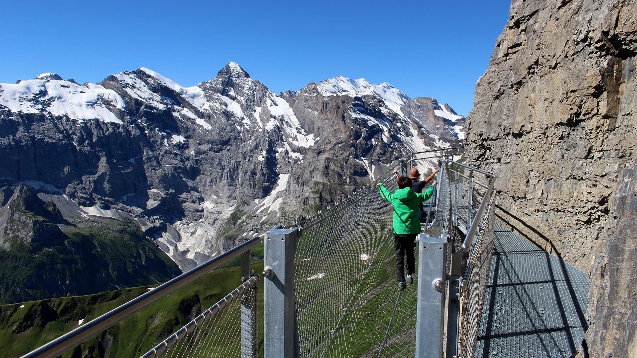 "THRILL WALK", Birg 2677m, Mürren Schilthorn, Switzerland, スイス・ ビルク