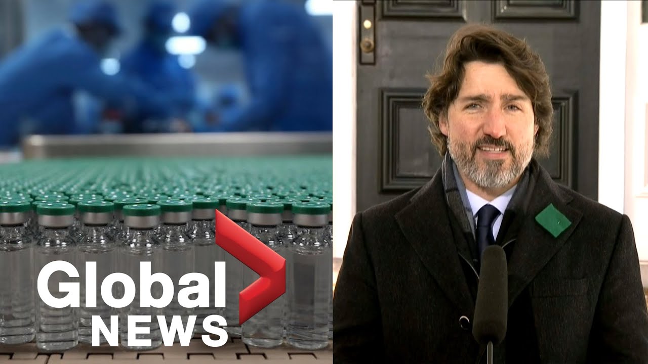 Coronavirus: Trudeau addresses cut back in Moderna COVID-19 vaccine deliveries to Canada