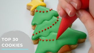 TOP 30 CHRISTMAS COOKIE DESIGNS | SATISFYING VIDEO