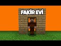 ZENGİN VS FAKİR EV !! 😱 Minecraft