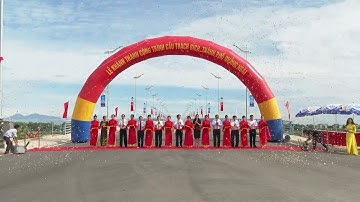 Quảng Ngãi: Khánh thành cầu Thạch Bích qua sông Trà Khúc