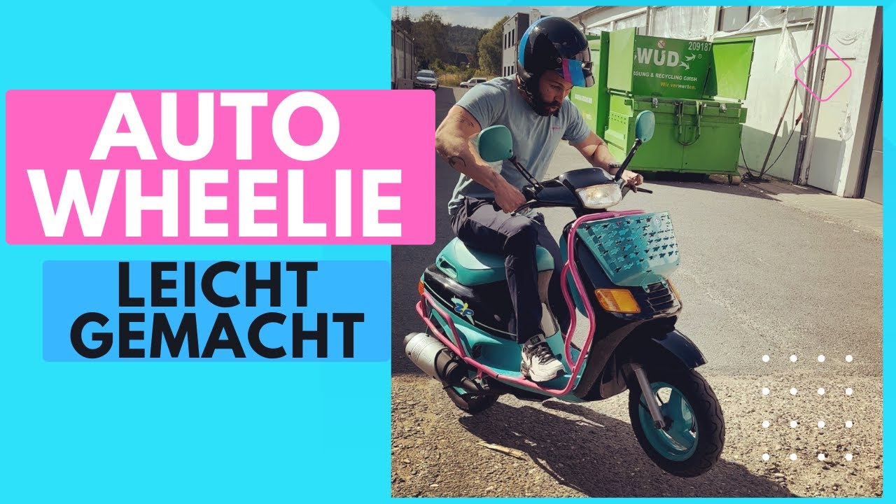Nur mit Sportauspuff auf's Hinterrad! 1993 Retro Piaggio Zip