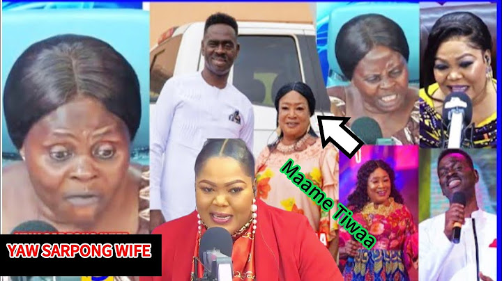 OH, Unwell YAW SARPONG'S WIFE Pull Him To Auntie Naa ; Accuses Maame Tiwaa Snatching Her Husband....