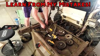 How To Replace Mower Deck Spindles - Grasshopper Mowers
