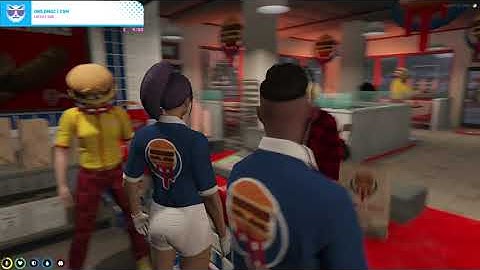 Offline xQc Appears at Burgershot on NoPixel WL Server Again [GTA RP NoPixel] (CLIP)